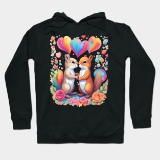 Squirrel Couples Hoodie